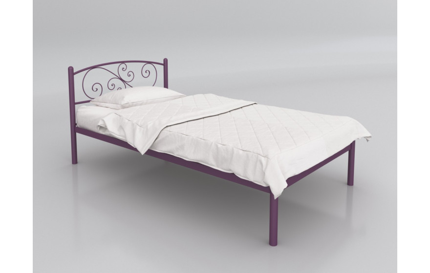 Металлическая односпальная кровать Лилия Tenero