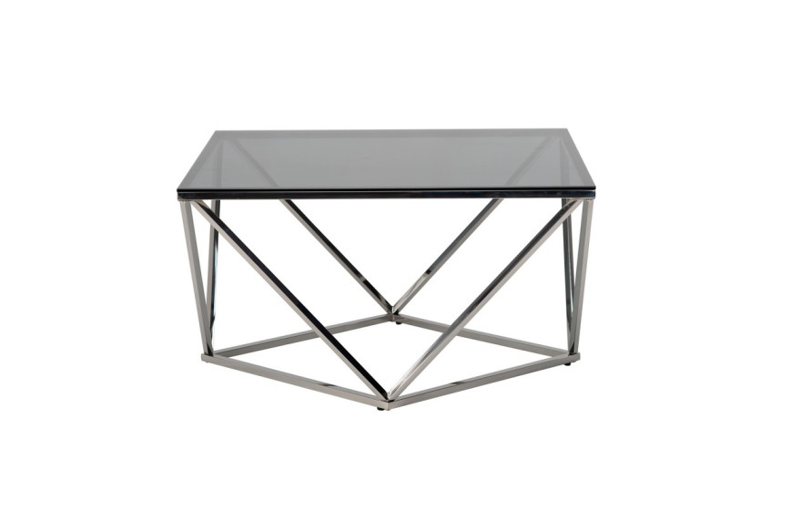 Журнальний стіл CP-1 тонований + срібло Vetro +
