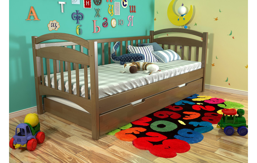 Ліжко дитяче дерев'яне Аліса Arbor Drev