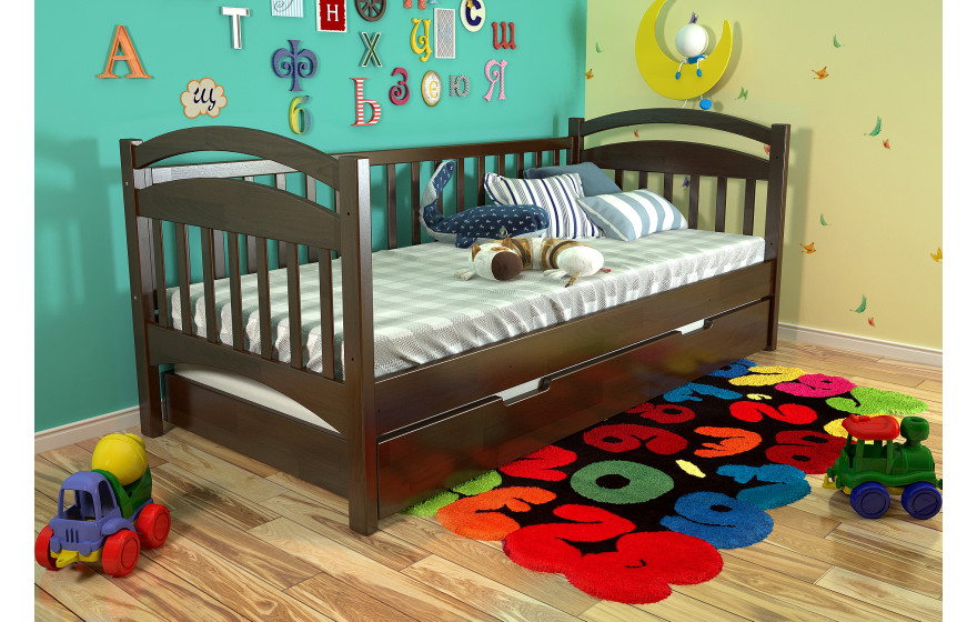 Ліжко дитяче дерев'яне Аліса Arbor Drev