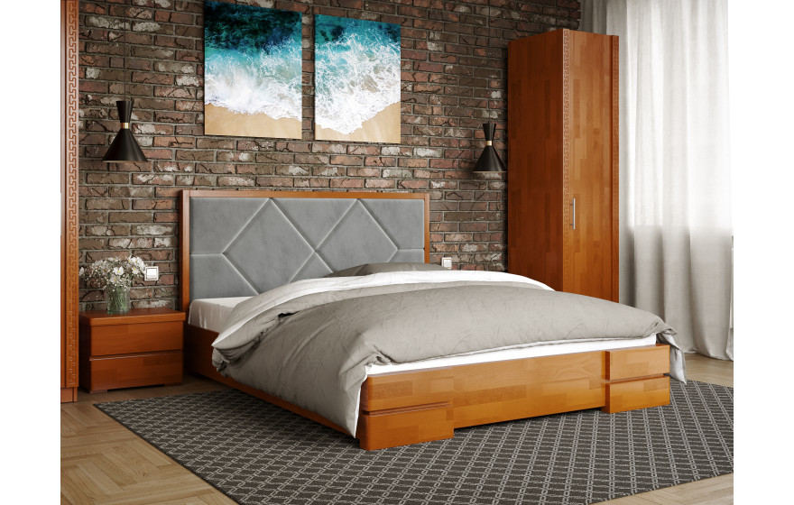 Ліжко дерев'яне Магнолія з підйомним механізмом Arbor Drev