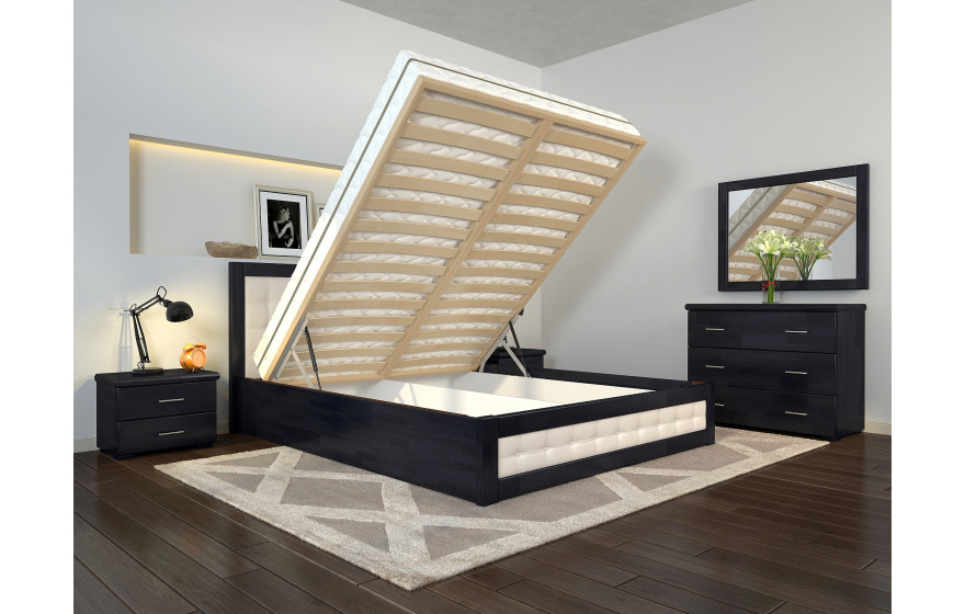 Ліжко дерев'яне Рената М з підйомним механізмом Arbor Drev