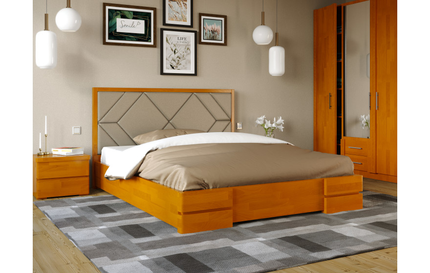 Ліжко дерев'яне Тифані з підйомним механізмом Arbor Drev