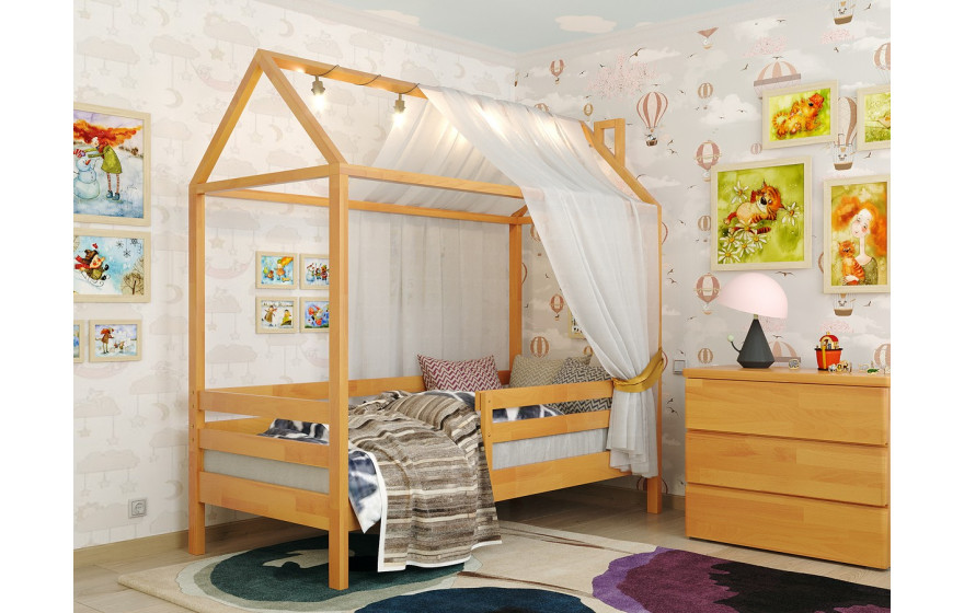 Ліжко дитяче дерев'яне Будиночок Джеррі Arbor Drev