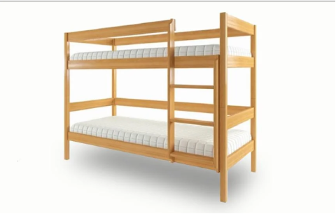 Двухъярусная деревянная кровать  Эко -1  без ящиков Venger