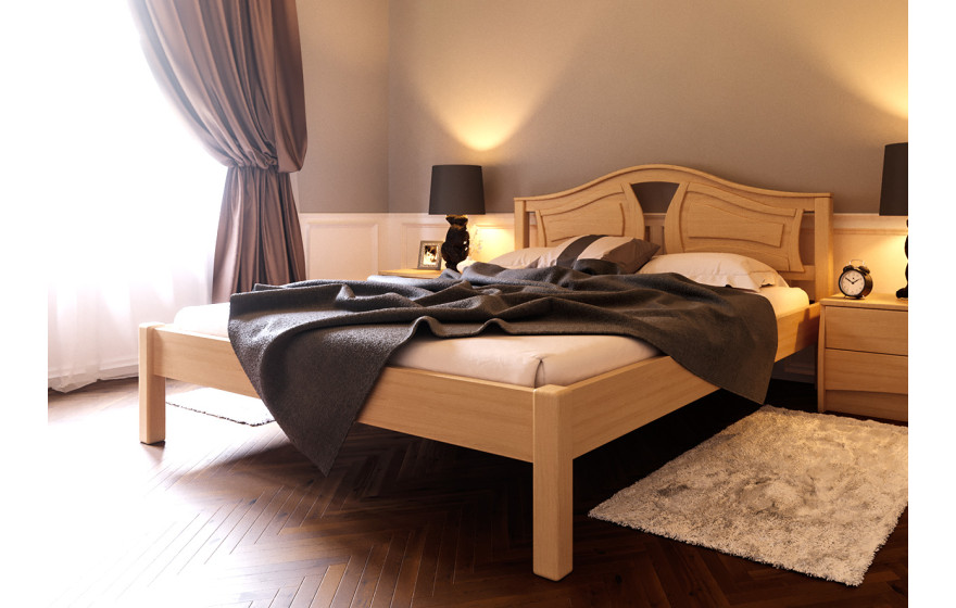 Дерев'яне ліжко Італія