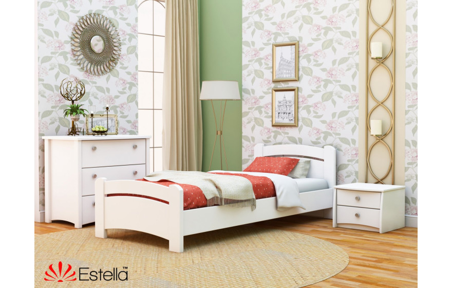 Дерев'яне односпальне ліжко Венеція Естелла