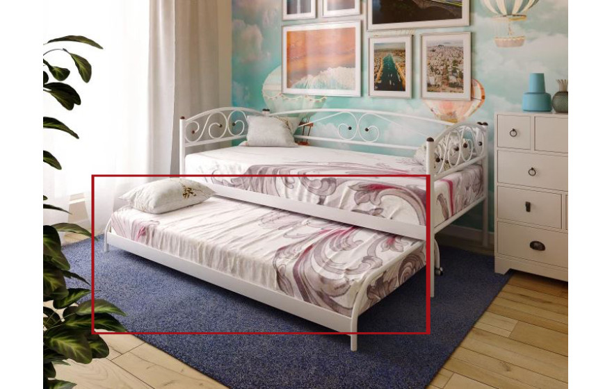 Подкатная кровать RACIO/Рацио Метакам (цена указана только за подкатное место, без верха)