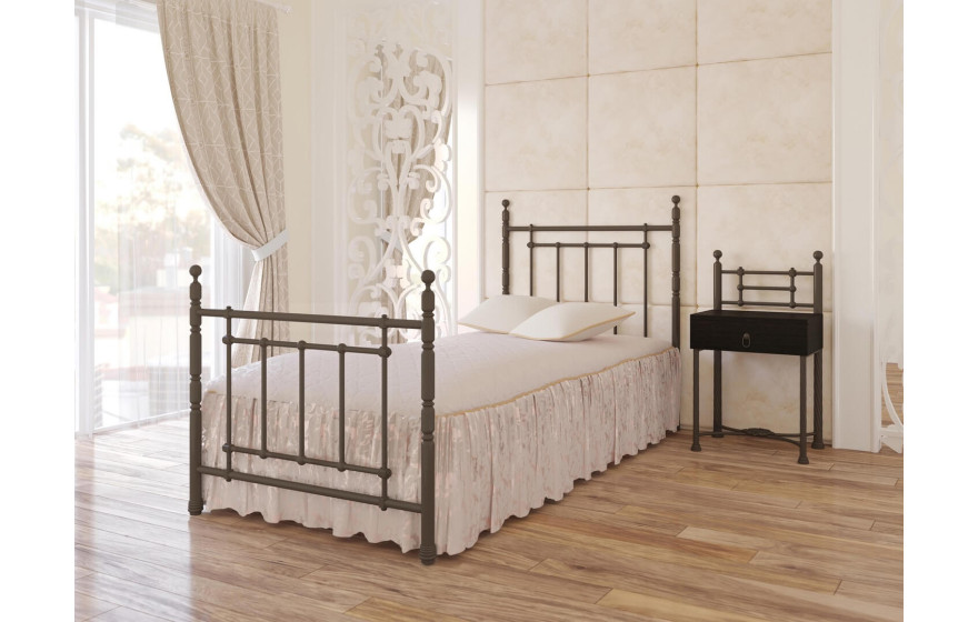 Металлическая односпальная кровать Napoli (Неаполь) Металл-Дизайн