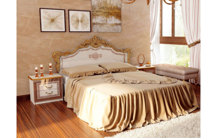 Ліжко двоспальне з підйомним м-м Дженіфер (з каркасом, без матраца) MiroMark