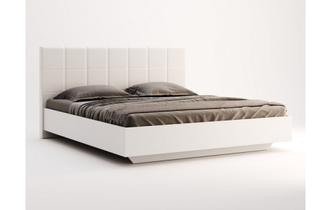 Ліжко двоспальне з м'яким узголів'ям Фемелі (без каркаса та матраца) MiroMark