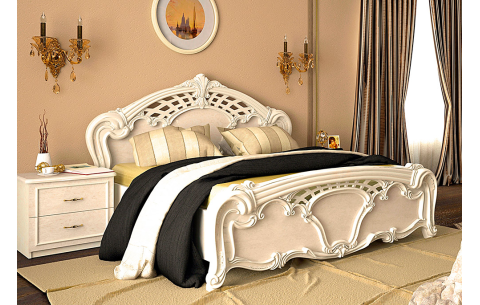 Ліжко двоспальне з підйомним механізмом Олімпія (з каркасом, без матраца) MiroMark
