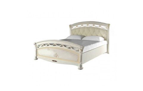 Кровать двуспальная с мягким изголовьем и подъемным м-м 160x200 Роселла Люкс (с каркасом, без матраса)MiroMark