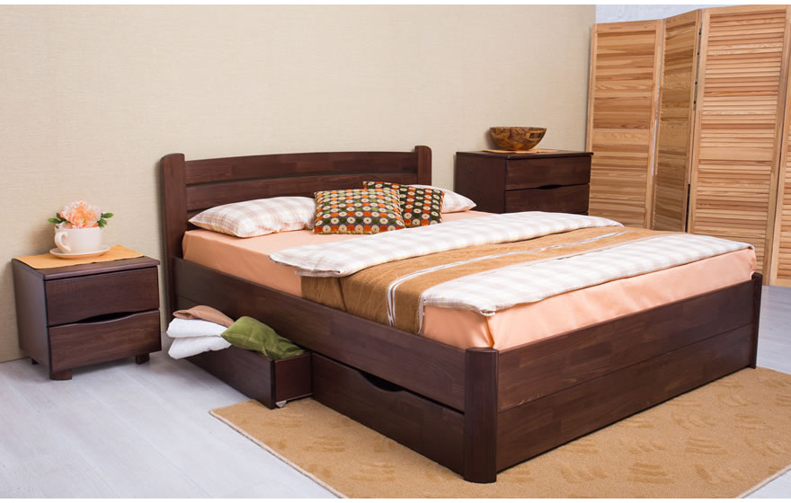 Дерев'яне ліжко Софія V Олімп