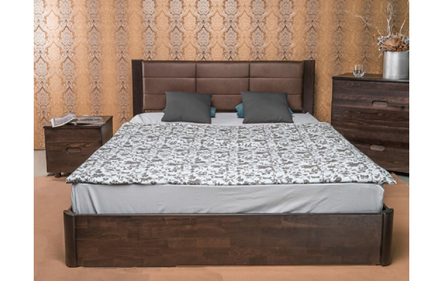 Деревянная кровать Катарина Премиум с механизмом Олимп