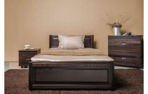 Деревянная односпальная кровать Марго Филенка Олимп