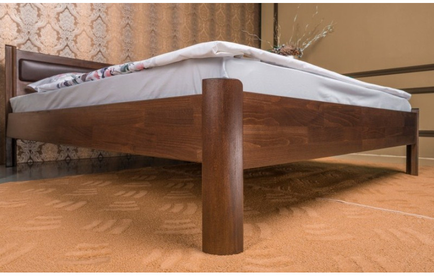 Деревянная кровать Марго мягкая без изножья Олимп