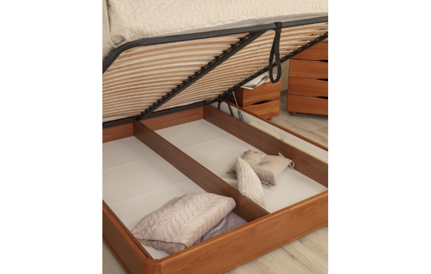 Деревянная кровать Ассоль с механизмом Олимп