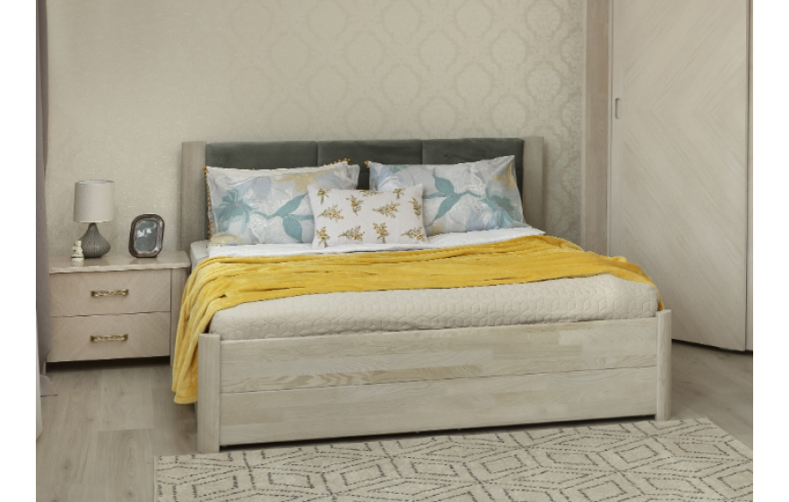 Деревянная кровать Катарина с ящиками Олимп