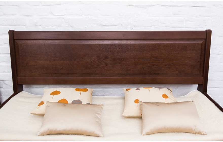 Дерев'яне ліжко Сіті без нігтя з фільонкою Олімп