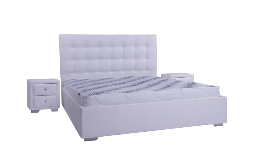 Ліжко з м'якою оббивкою з підйомним механізмом Турін ТМ Zevs-M